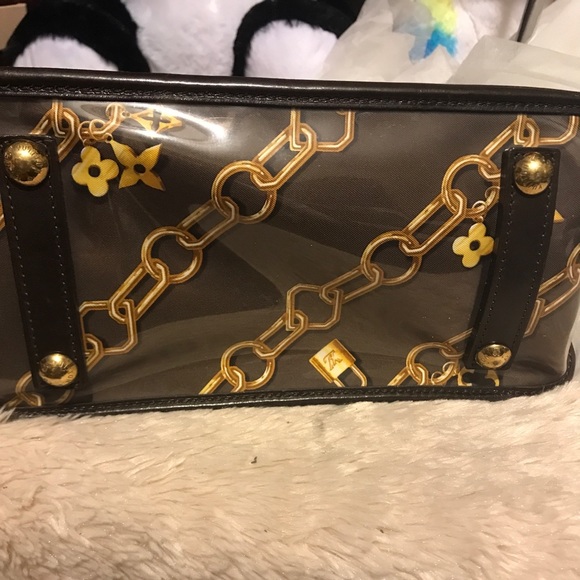 Auth rare louis-vuitton purse Musette Chain Link Monogram Rare Finds - Picture 7 of 15